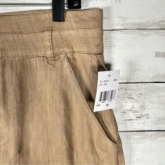 Kut From Cloth Freida Front Split Linen Blend Skirt 12 NWT $99 - Picture 8 of 11